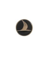 Türk Hava Yolları - Siyah zemin üzerine logo / Rozet