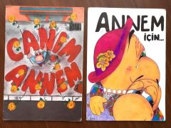 Canım Annem - Anne temalı 2 adet tebrik kartı