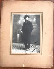 Eski Türkçe. Anneme yazılı fotoğraf
