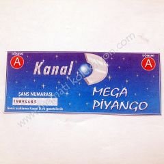Kanal D, mega piyango, A dönemi  Eski piyango - Efemera
