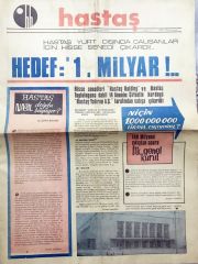 Hastaş gazetesi  23 Mart 1969 Sayı:1 - Eski Gazete