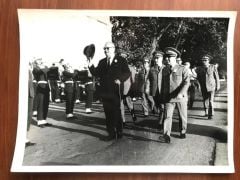 Cevdet SUNAY, Kuleli Askeri Lisesi ziyareti - 18x24 Fotoğraf