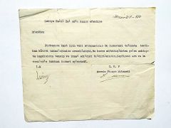 Cumhuriyet Halk Fırkası - Mersin üye kayıt dilekçesi 1930 - Efemera