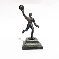 Basket temalı, kalemtıraş - Bronz görünümlü, metal kalemtıraş