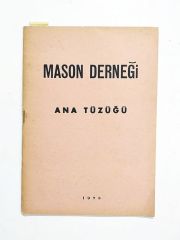 Mason Derneği Ana Tüzüğü - Kitap