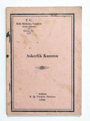 Askerlik Kanunu 1936 - Kitap