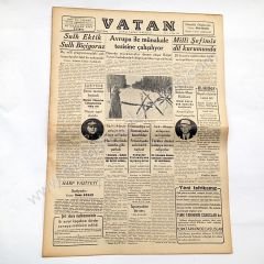 Vatan gazetesi, 20 Haziran 1941 Şam'a taaruz başladı - Efemera