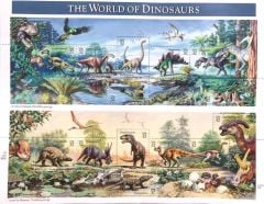 Dinozor Dünyası - The World of Dinosaurs 1997 / 15x32 Blok pul