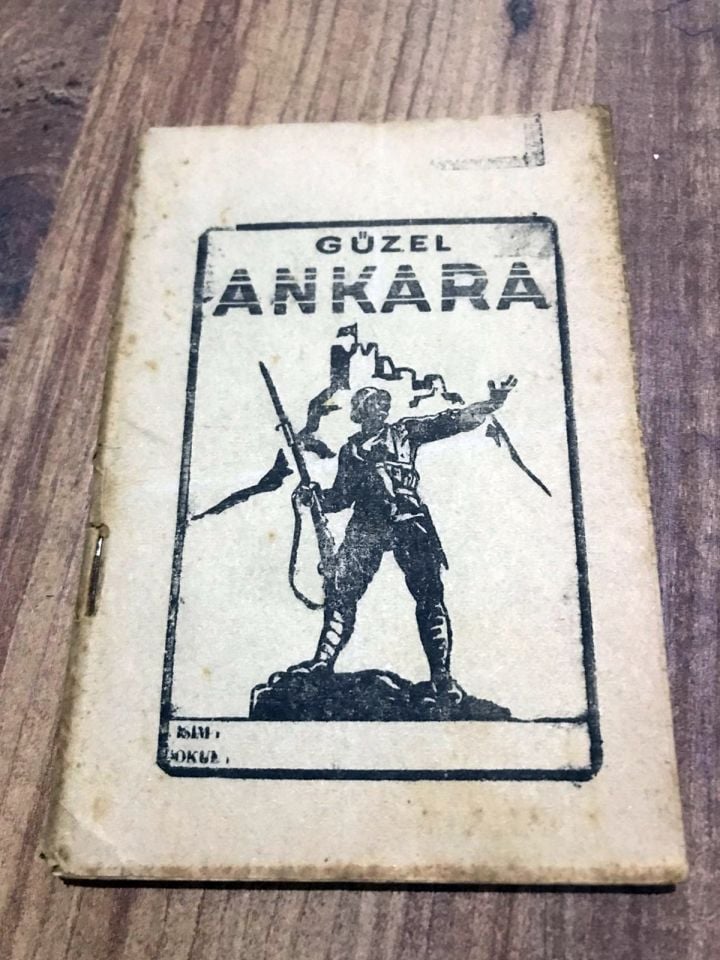 Güzel Ankara defteri - 9x13 / Çizgili, kullanılmamış