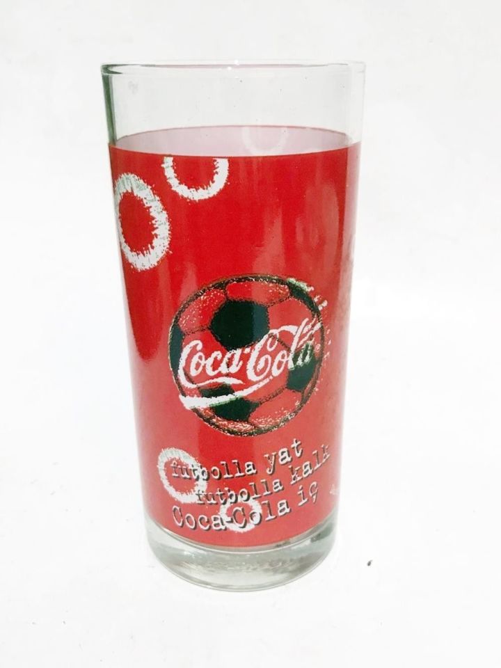 Futbolla yat Futbolla kalk Coca Cola iç - Bardak