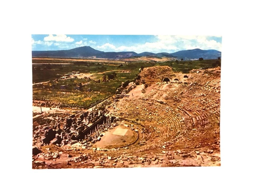 Efes - Türkiye - Tiyatro  - 1970'li yıllara ait kartpostal / Arkası yazısız