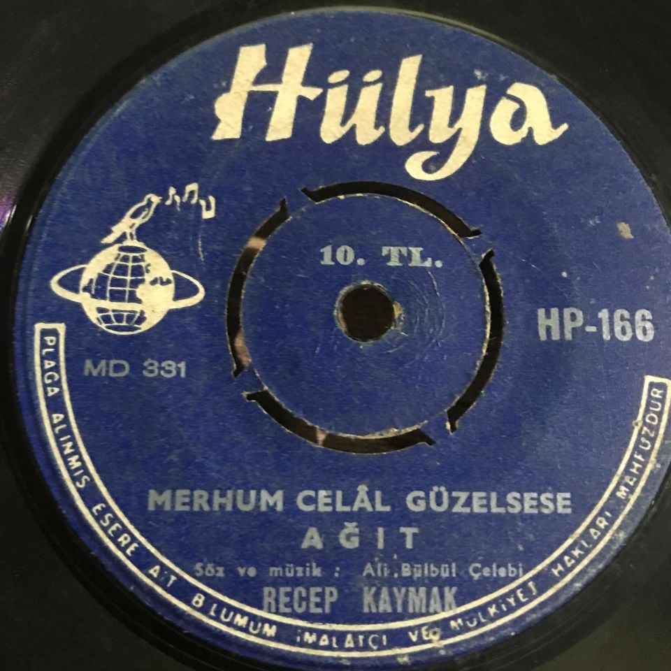 Merhum Celal GÜZELSES'e ağıt - Evlenmem evlenmem / Ağıt - 45'lik plak