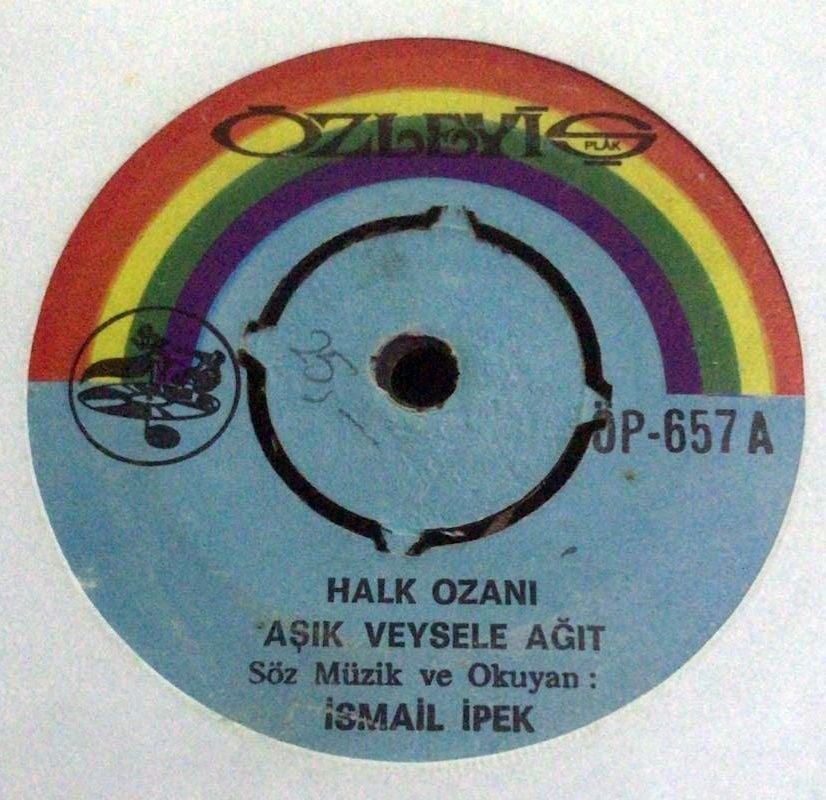 Halk ozanı Aşık VEYSEL'e ağıt - İsmail İPEK / Ağıt - 45'lik plak