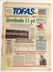 Tofaş Haber Gazetesi  Sayı: 13 - Efemera