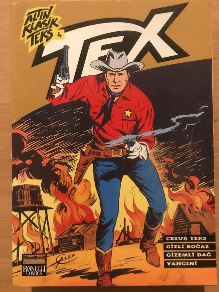 Altın Klasik Teks Cilt 4 | Cesur Teks - Gizli Boğaz - Gizemli Dağ - Yangın!