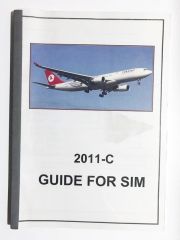 2011C Guide for sim / Türk Hava Yolları - Fotokopi asetat kapaklı