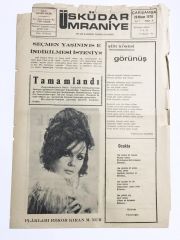 Üsküdar Ümraniye gazetesi, 29 Nisan 1970 Plakçılık tarihi, Üsküdar, Ümraniye, Veli GÖÇER - Efemera