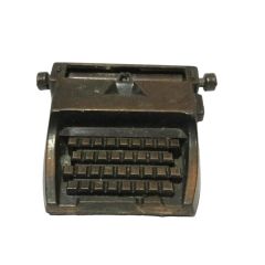 Daktilo - Bronz görünümlü, metal kalemtıraş