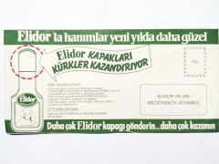 Elidor antetli, çekiliş zarfı - Efemera