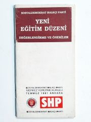 SHP Yeni Eğitim Düzeni Değerlendirme ve Öneriler - Kitap