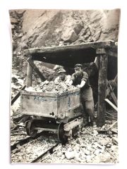 Kurt Röder Sprenging - Maden ocağında. işçiler / 12x17 Fotoğraf