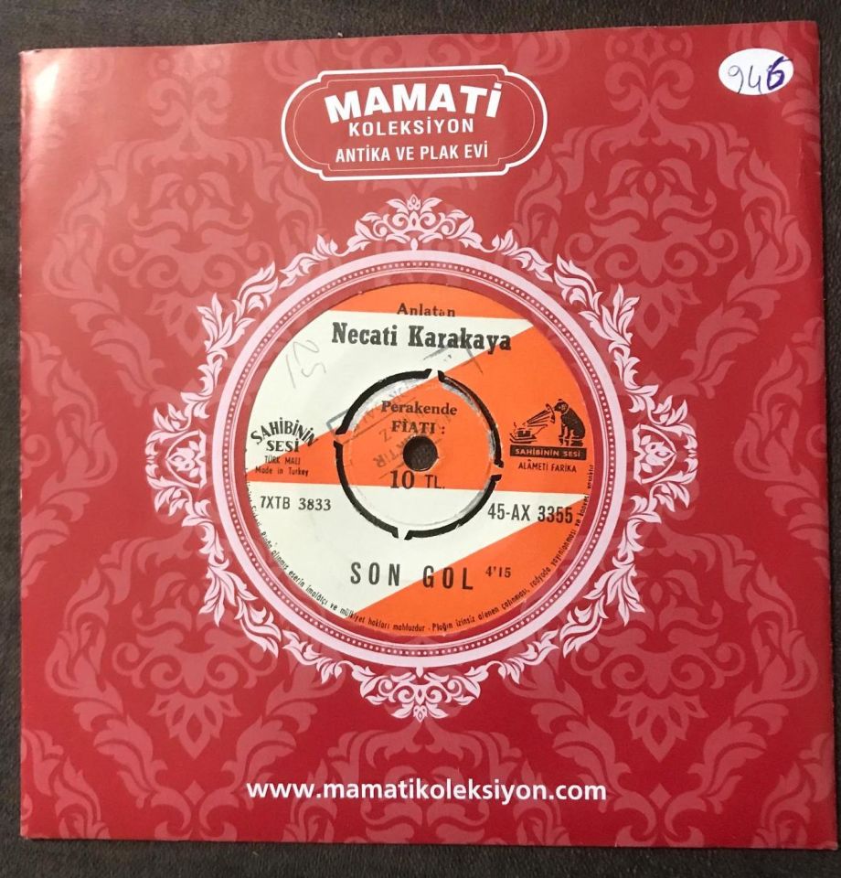 Yıldırım GÜRSES / Necati KARAKAYA - Son gol / Son maç - 45'lik plak