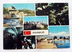 Anamur Parçalı kartpostal Anamur Hitit color kartpostalları
