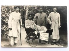 Savaşta yaralılar / das vierblötriche skat club - herz ass- 3 adet fotoğraf
