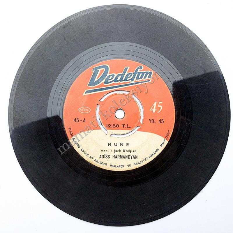 Nune - Mdamolor - Addis HARMANDYAN / 45'lik