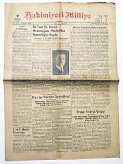 Konya - Seyyar Terbiye Sergisi haberli. Hakimiyeti Milliye Gazetesi