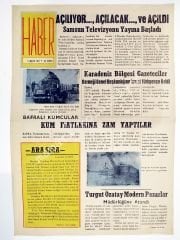 Samsun Haber gazetesi 5 Mayıs 1975- Eski Gazete