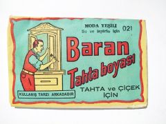 Baran Tahta boyası / Moda yeşili