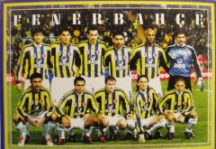 Fenerbahçe Futbol Takımı Kartpostal - 2  / Fenerbahçe Futbolcu Kartları