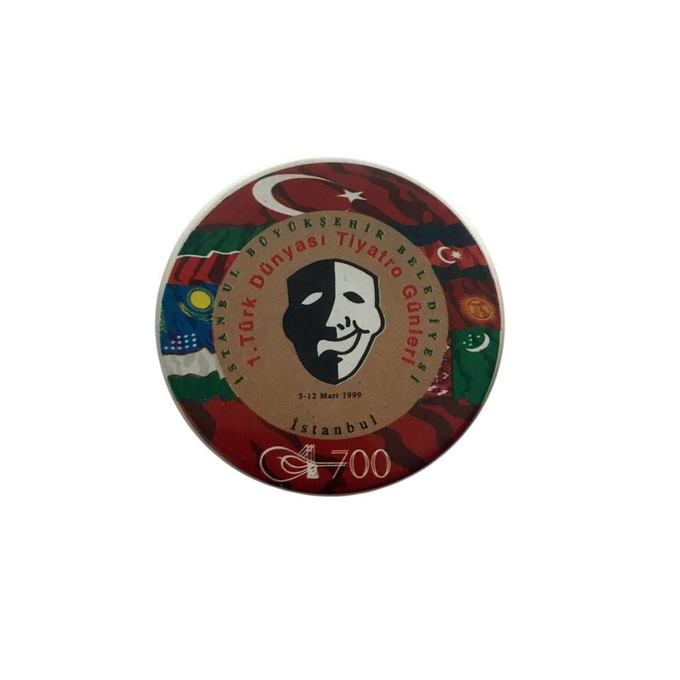 1. Türk dünyası Tiyatro günleri 1999 - Rozet