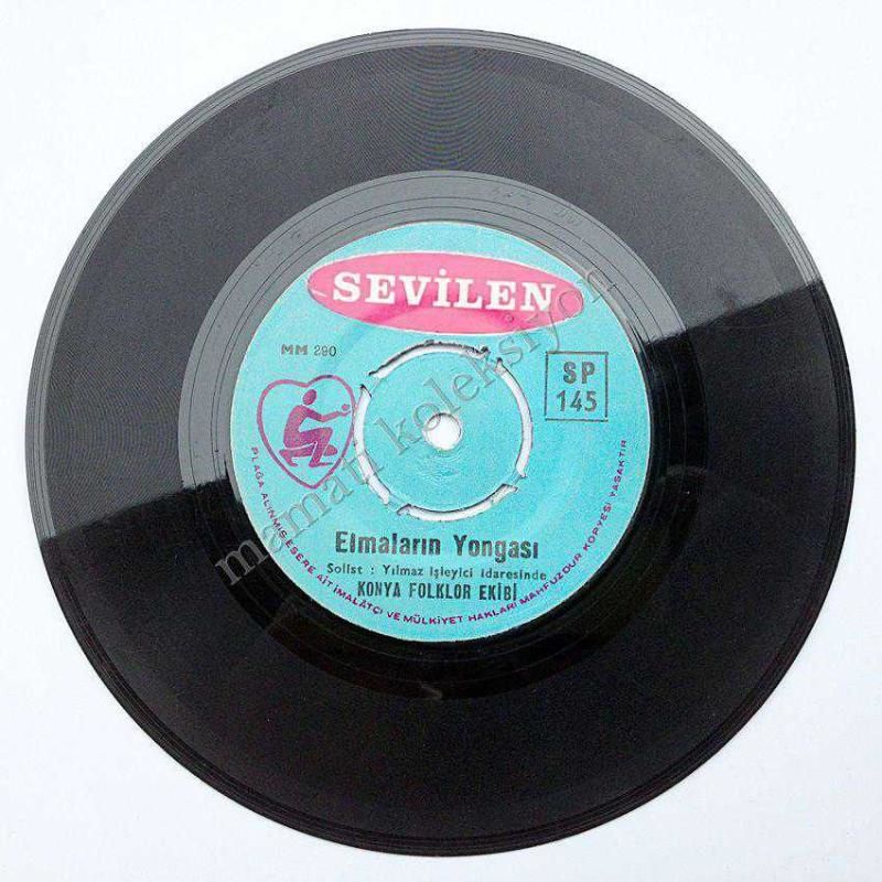 Konyalım yürü, Elmaların yongası Konya folklor ekibi - 45'lik Plak