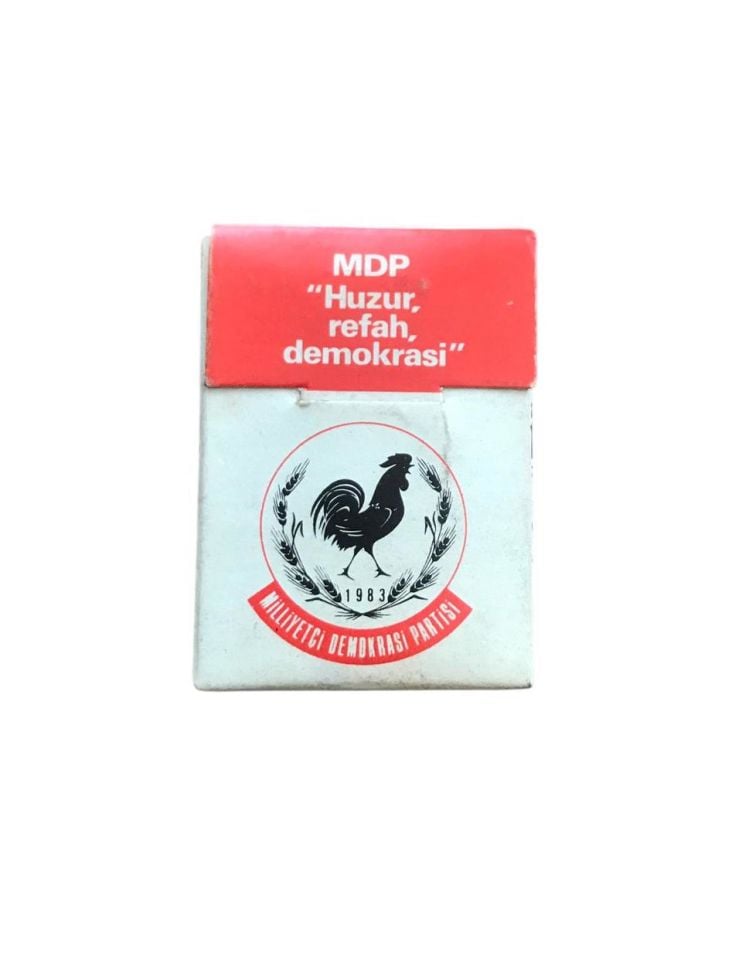 Huzur refah demokrasi - Milliyetçi Demokrasi Partisi MDP / Eski kibrit