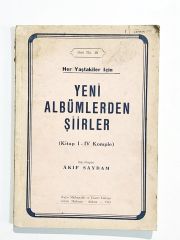 Yeni Albümlerden Şiirler / Akif SAYDAM - Kitap