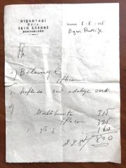Nişantaşı Özel Işık Lisesi Doktorluğu - 1955 tarihli reçete