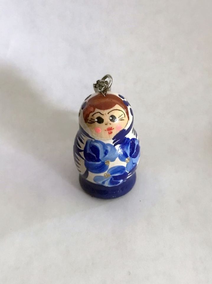 Matruşka el boyama / Eski anahtarlık