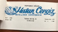 Toptancı Halde Hasan CENGİZ - Meyve ve Sebze Komisyoncusu Samsun / Bayram tebriği