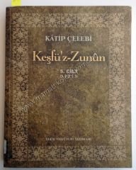 Keşfü'z Zunün 5. cilt Dizin - Kitap