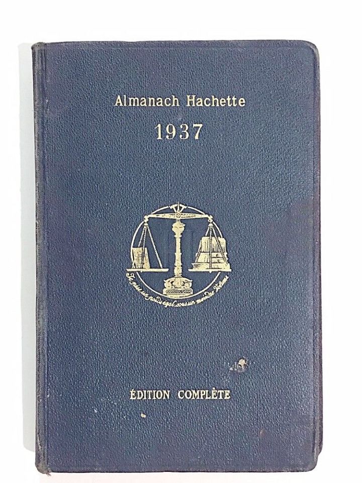Almanach Hachette 1937