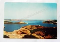 Şeytan sofrasından Ayvalığın panoraması - Kartpostal Ayvalık Hitit color kartpostalları