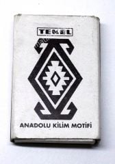 Tekel Anadolu kilim motifi kibrit