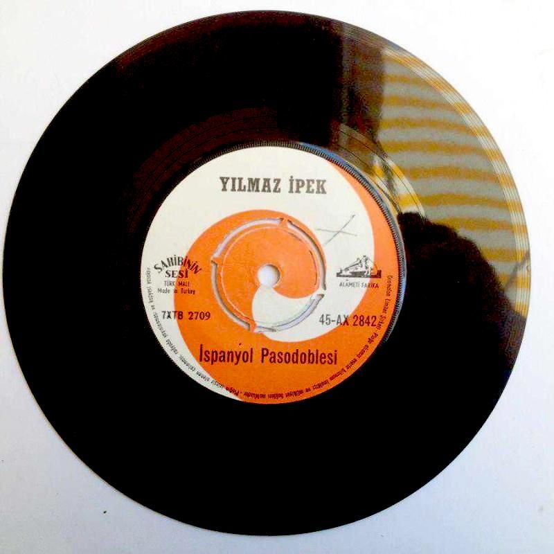 Sazımı çaldıkça tüylerim ürperir - İspanyol pasadoblesi - Yımaz İPEK / 45'lik Plak - NADİRR