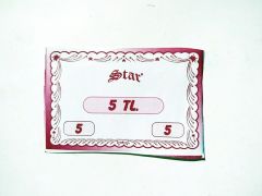 5 TL - Star / Şaka Reklam paraları