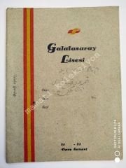 Galatasaray Lisesi defter