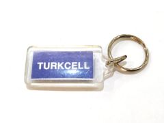 Turkcell  - Dikdörtgen mika anahtarlık