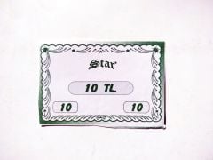 10 TL - Star / Şaka Reklam paraları