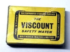 The Viscount Safety Match - Britannia MatchKibrit
